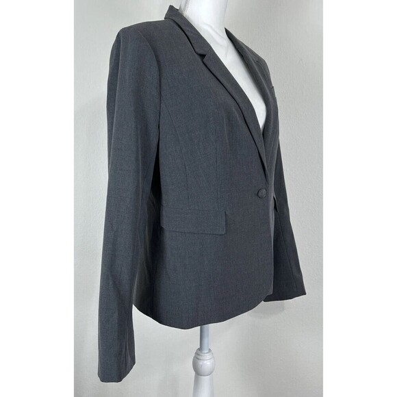 The Limited Black Collection Dark Gray Collared Blazer/Jacket Size 14 - Picture 5 of 12
